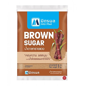 Đường Mía Thô Nâu Mitr Phol 1kg – Brown Sugar