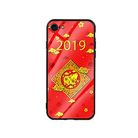 Ốp Lưng Kính Cường Lực cho điện thoại Iphone 7 / 8 - Pig Gold 02