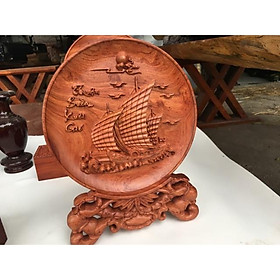 Mua Đĩa thuận buồm xuôi gió phong thuỷ gỗ hương đá
