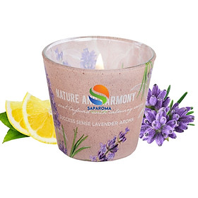 Ly nến thơm tinh dầu Bartek Nature & Harmony 115g QT1698 - oải hương chanh, nến trang trí, thơm phòng, thư giãn, hỗ trợ khử mùi (giao mẫu ngẫu nhiên)