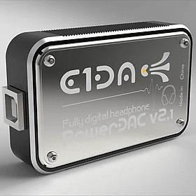 PowerDAC v2.1 E1DA Headphone Amp PEQ DSP BLE DAC với bộ chuyển đổi 2.5/3.5 và cáp Màu sắc: Power DAC v2.1