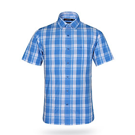 Áo sơ mi nam ngắn tay kẻ caro A1MN468T2-CNCR267-2412-N