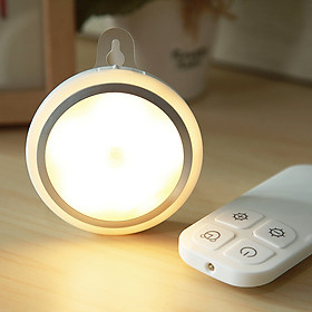 Mua Đèn led cao cấp điều khiển từ xa hình tròn (xài pin) - Kiểu dáng sang trọng  - Dùng thắp sáng  trang trí