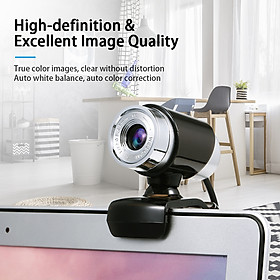 Hướng dẫn sử dụng Webcam 480P USB Máy ảnh máy tính không ổ đĩa có ổ cắm âm thanh 3.5mm cho máy tính xách tay trong suốt