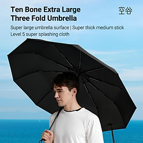 Xiaomi youpin konggu ten bone ô dù gấp ba lần siêu lớn chống mưa và nắng cho 3-4 người