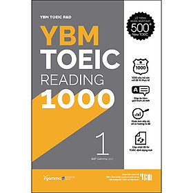 YBM Toeic Reading 1000 - Vol 1 (Tái bản 2022)