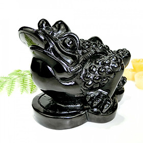 Mua Thiềm Thừ Phong Thủy  Ngậm Tiền Huyền Đen - Hợp Mệnh Thủy   Mộc - Vượng Khí Xung Túc - Mang Tiền Tài Vào Nhà