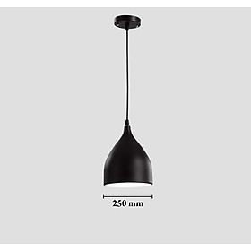 Đèn thả SISOR hiện đại, cao cấp trang trí nội thất độc đáo D250 (mm) - kèm bóng LED chuyên dụng