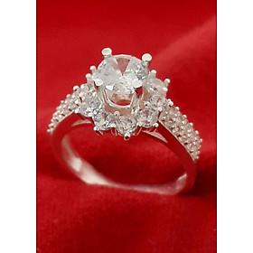 Nhẫn nữ Bạc Quang Thản, nhẫn bạc nữ ổ kết gắn đá kim cương nhân tạo 6 ly chất liệu bạc thật không xi mạ , phong cách trẻ trung thích hợp đeo tại các buối dạ tiệc, sinh nhật, làm quà tặng – QTNU29