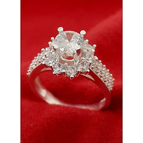Nhẫn nữ Bạc Quang Thản, nhẫn bạc nữ ổ kết gắn đá kim cương nhân tạo 6ly chất liệu bạc thật không xi mạ , phong cách trẻ trung thích hợp đeo tại các buối dạ tiệc, sinh nhật, làm quà tặng – QTNU29