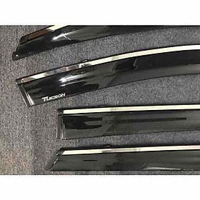 VÈ CHE MƯA CHỈ INOX CAO CẤP DÀNH CHO TUCSON 2019-2021