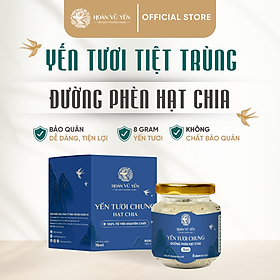 Yến Tươi Tiệt Trùng - 8g Yến tươi 100% Nguyên Chất ( 75ml ) - Tăng Cường Sức Khỏe - Chống Lão Hóa - Tăng Cường Trí Nhớ - Chính Hãng Hoàn Vũ Yến - Cosmo Bird's Nest