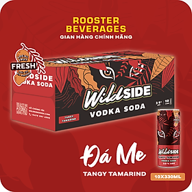 WildSide Vodka Soda Đá Me - Thùng 10 Lon (330ml)