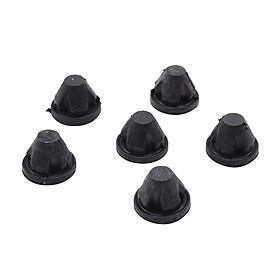 5Pcs Car Engine Cover Grommets Sockets Rubber Trim Durable 03G 103 184 Black