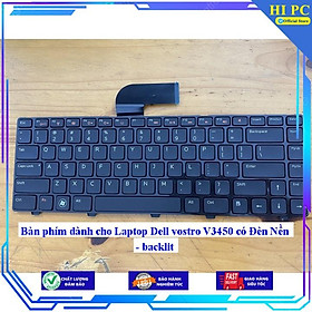 Bàn phím dành cho Laptop Dell vostro V3450 có Đèn Nền - Hàng Nhập Khẩu mới 100%