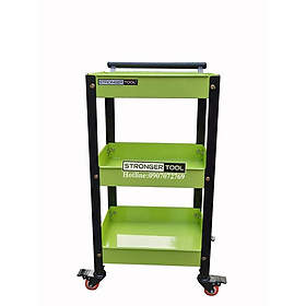 Mua XE ĐẨY 3 NGĂN ĐA NĂNG STRONGER TOOL HÀNG LẮP RÁP CHẤT LIỆU THÉP TẤM SƠN TĨNH ĐIỆN  380mm*270mm*740mm MADE IN VN