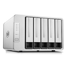 Bộ lưu trữ dữ liệu TerraMaster D5-300C RAID 2+3, USB Type-C, 5 HDD-bay, tốc độ 410MB/s - Hàng chính hãng