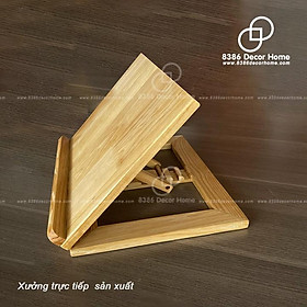 Mua Giá đỡ để ipad  laptop  đọc sách gỗ để bàn thông minh đa năng chống mỏi mắt
