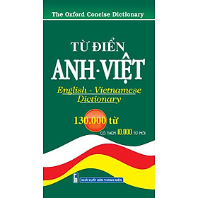 Ảnh bìa Từ điển Anh - Việt 130.000 từ (Bìa mềm)