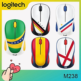 Chuột không dây dòng quạt bóng đá Logitech M238, chuột không dây máy tính xách tay PC