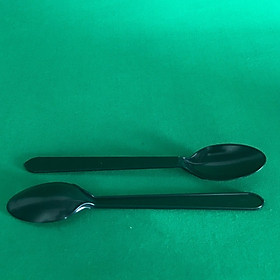 Mua 500 CÁI MUỖNG NHỰA ĐEN 16CM