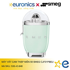 Mua MÁY VẮT CAM THẬP NIÊN 50 SMEG CJF01PGEU/535.43.648 (MÀU XANH NHẠT) - HÀNG CHÍNH HÃNG