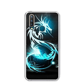 Ốp lưng dẻo cho điện thoại Vivo U10 - 0245 DRAGON01 - Hàng Chính Hãng