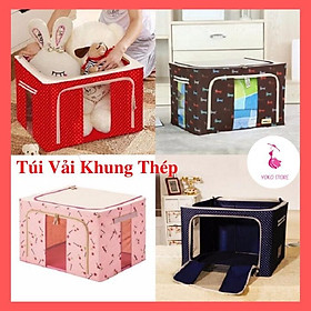 TÚI VẢI KHUNG THÉP GẤP GỌN LOẠI LỚN 66L