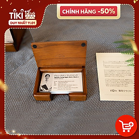 Mua Hộp Danh Thiếp Gỗ (đơn) TOYOOKA CRAFT  Phụ Kiện Gỗ Cao Cấp  Sang Trọng  Tinh Tế - SC33