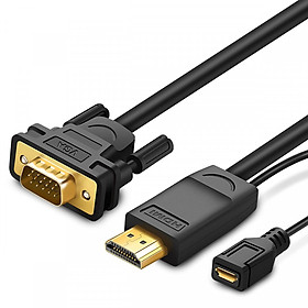 Mua Hdmi To Vga Converter Flat Cable Đen 2M Mm101 - 40231 Ugreen ( Hàng Chính Hãng )