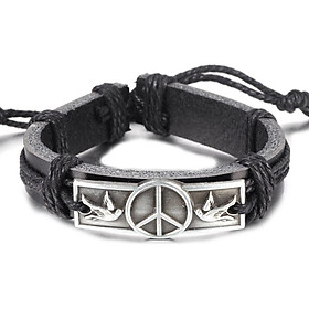 Vòng tay da hình hai con chim