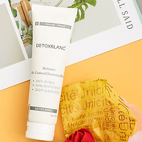 Mặt Nạ Đất Sét Bùn Than Hoạt Tính (Số 0032) Detox BlanC - Thải Độc và Làm Da mịn màng