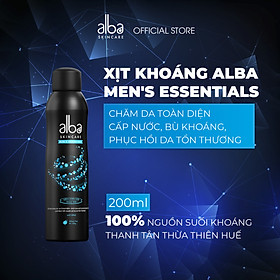 Xịt khoáng Dành Cho Nam ALBA MEN'S ESSENTIALS