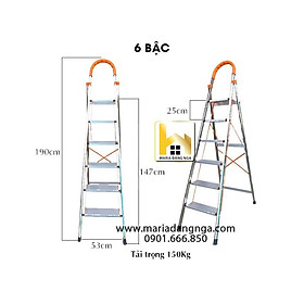 Mua Thang ghế 6 bậc  thang thắp hương thang thắp nhang thang xếp gọn thang chữ A thang nhôm bậc thang ghế inox