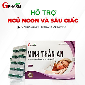 Hình ảnh Thực phẩm bảo vệ sức khỏe MINH THẦN AN 60 viên - Hỗ trợ giúp ngủ ngon và sâu giấc