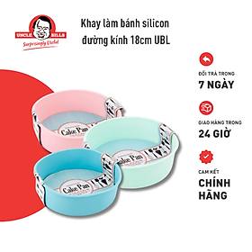 Khay Làm Bánh Silicon Đường Kính 20cm Uncle Bills KC0017 Hình Tròn Chịu Nhiệt Tốt An Toàn Sức Khỏe