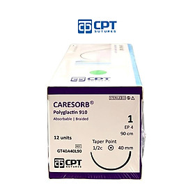 Chỉ phẫu thuật tự tiêu CPT Caresorb Polyglactin số 1 - GT40A40L90
