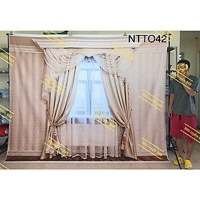 Tranh vải decor / Thảm vải treo tường / Thảm vải chụp ảnh chủ đề Livestream cảnh nội thất (mã NTTO42)