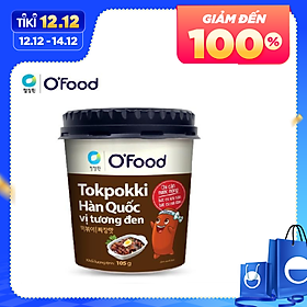 Tokbokki Hàn Quốc 5 vị O'food hộp ăn liền tiện lợi 105g