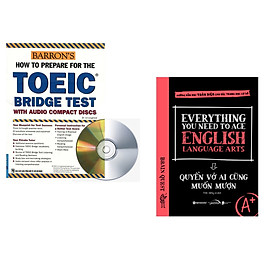 Nơi bán Combo 2 cuốn sách: Toeic Bridge Test (kèm 2CD) + Everything You Need To Ace English Language Arts – Quyển Vở Ai Cũng Muốn Mượn - Giá Từ -1đ