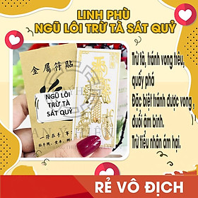 Mua Miếng dán điện thoại linh phù Ngũ Lôi Trừ Tà Sát Quỷ   linh phù dán điện thoại đẹp lung linh