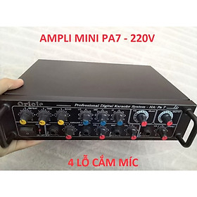 Mua AMPLI MINI PA7 LOẠI CHẠY ĐIỆN 220V - CÔNG SUẤT 250W - HÀNG CHÍNH HÃNG