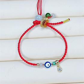 Vòng tay thắt dây evil eye charm gắn đá HBL-2314 | Trang sức PJS