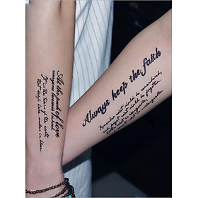 Hình Xăm Dán Tattoo 22cm x 10cm