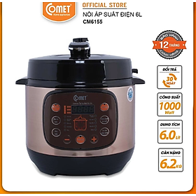 Mua Nồi áp suất điện 6.0L  1000W Comet CM6155 - Hàng chính hãng