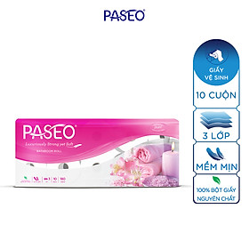 Paseo giấy vệ sinh 10 cuộn 3 lớp