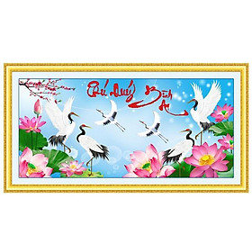 Mua Tranh thêu chữ thập Phú Qúy Bình An DLH-222930