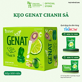Kẹo ngậm genat chanh sả - giao 2h hcm