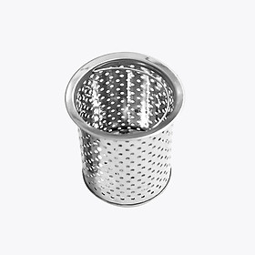 Giỏ lọc rác và nắp đậy giỏ lọc rác chậu rửa bát inox