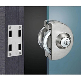 Mua Khóa cửa lùa kính cường lực 1 cánh . Kg khoan kính